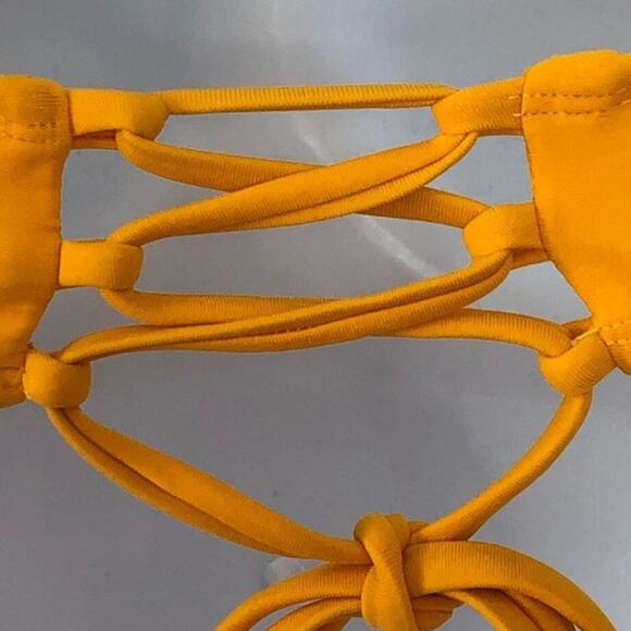 No Boundaries Dark Golden Yellow Bikini Top XL – Full Coverage, Adjustable - Picture 12 of 16